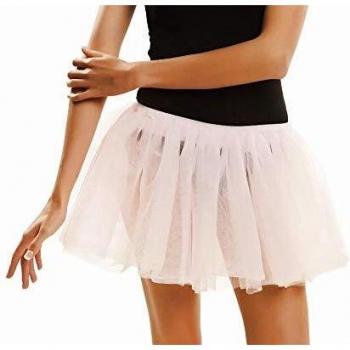 Enagua Tutu Rosa de 3 Capas, Talla Única