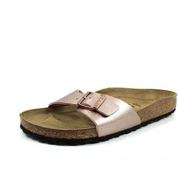 Sandalias Birkenstock Madrid Elegantes y Cómodas para Mujer, Color Rosa, Talla 42
