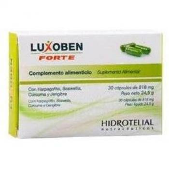Luxoben Forte 30 Cápsulas - Suplemento Hidratante y Fortalecedor de Piel