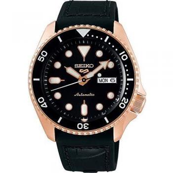 Seiko Men's Analogue Automatic Watch with Silicone Strap SRPD76K1