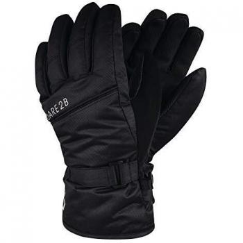 Dare 2b Mischievous Waterproof High Loft Insulated Ski & Snowboard Glove with Gripped Palm Guantes, Niños, Negro, 4-5