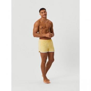 Björn Borg Retro Swim Shorts Yellow, Medium