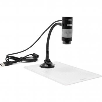 Plugable USB Digital Microscope with Flexible Arm Observation Stand Compatible With Windows, Mac, Linux