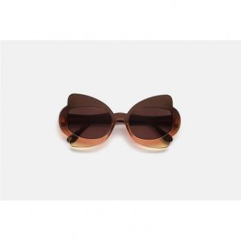 Marni H29 Monumental Gate Brown Fade Sunglasses, Men's, Brown, Size 56 MM