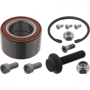 Juego de cojinete de rueda FEBI BILSTEIN 19914 con material de montaje, para VW 7D0498625, diámetro 80mm