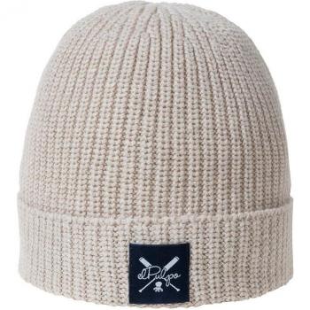 Gorro El Pulpo Otoño Beige de Punto Inglés con Algodón Orgánico Para Hombre