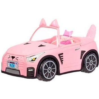 Na Na Na Surprise Juguete de Peluche Convertible, Coche Rosa para Muñecas con Temática de Gatitos, Compatible con Todas las Muñecas Na Na Na Surprise, A partir de 3 Años, Juguete para Niñas