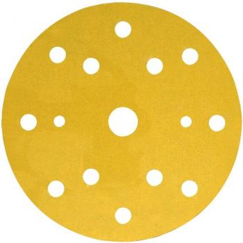 3M Hookit Disco Soporte de Papel 255P, 150 mm, Con 15 agujeros