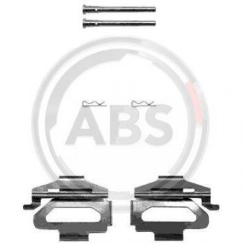 Kit de Accesorios y Pastillas de Frenos A.B.S. 1225Q para RENAULT CLIO 2, CITROËN XM II 5 puertas y PEUGEOT 605 Berline