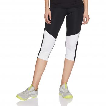 Reebok WOR Color Blocked Capri Mallas, Mujer