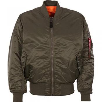 Alpha Industries Men's MA-1 Bomber Jacket, Rep. Grey, 3X-Large
