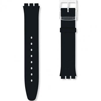 Swatch- Correa de goma negra 'Black classiness' **Correa Sólo**