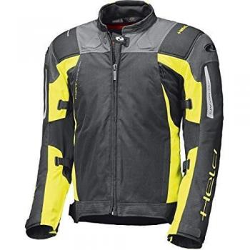 Held Antaris Chaqueta textil para moto, gris/amarillo, S
