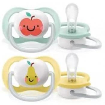 Philips Avent Ultra Air Pacifier 0-6 Months Twin Pack