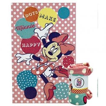Minnie Mouse Manta Coral 95 X 150 Minnie, Multicolor, 150x93