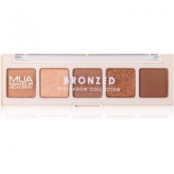 MUA Makeup Academy Professional 5 Shade Bronzed Eyeshadow Palette 3.8g
