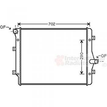 Van Wezel 58002208 Ventilador, refrigeración del Motor