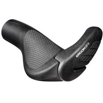 Ergon GP2 Performance Bicycle Handle Bar Grips - Black