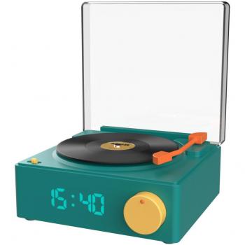 Altavoz despertador retro con forma de tocadiscos VS-80 MOB