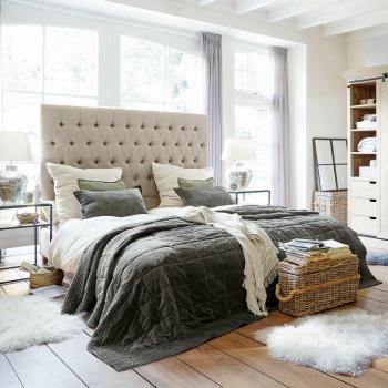 Cama Benton de Lino Mirabeau
