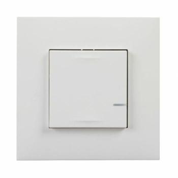 Legrand Enchufe VALENA NEXT 741813 Blanco con Comando WL Luminoso y Netatmo - Enchufe inteligente, color blanco, compatible con sistema Netatmo, incluye comando inalámbrico luminoso