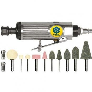 Vorel Kit de Amoladoras Lijadora Neumática Recta
