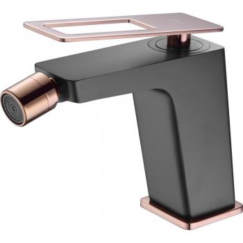 Grifo monomando para bidé Suecia Imex - IMEX BDC032-2NOR, color negro oro rosa