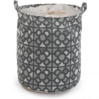 Versa Cesto de Ropa Urbana Gris con Diseño Moderno y Funcional