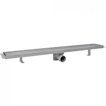 vidaXL 2X Desagües Lineal de Ducha Acero Inoxidable 830x140mm Accesorios Baño