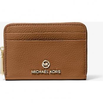 Cartera de mujer Jet Set pequeña de piel granulada en color marrón