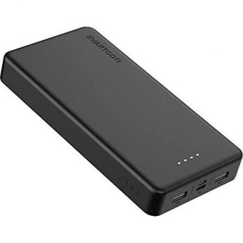 SVARTGOTI Batería Externa 20000mAh, Power Bank Cargador Móvil Portátil con 2 Entrada