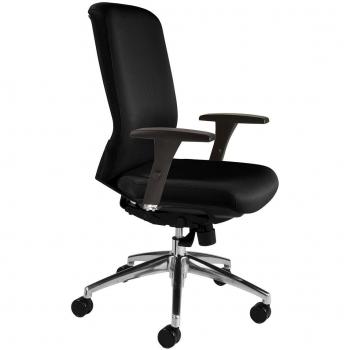 SILLA DIRECCIN RD944/4 TAPIZADO NEGRO, CON BRAZOS REGULABLES INCLUIDOS