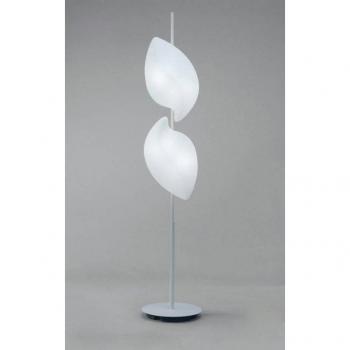 Lámpara de pie Natura 4 Bombillas E27 Outdoor IP44, blanco mate / blanco opal