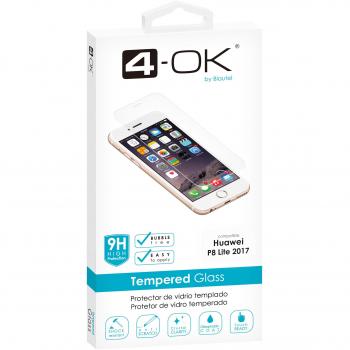 4-OK Glass Pro - Protector de Pantalla para Huawei P8 Lite 2017