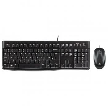Logitech MK120 Kit de Teclado y Ratón Alambrico USB