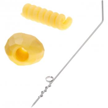 Westmark Espiral cortadora de patatas, longitud: 24,3 cm, Acero inoxidable, Spiro, Plata, 51222260