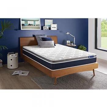 Colchón Matrimonial Actiflex Confort 140x190cm - 26 cm de Grosor - Muelles Ensacados y Espuma Viscoelástica - Moderadamente Firme