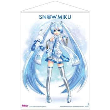 Hatsune Miku Póster Tela Snow Miku 50x70cm