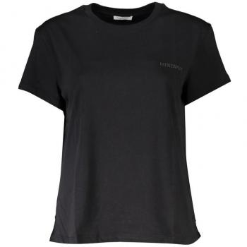 Patrizia Pepe Chic Crew Neck Organic Cotton Tee - S