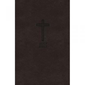 KJV, Value Thinline Bible, Compact, Imitation Leather, Black, Red Letter Edition: Holy Bible, King James Version