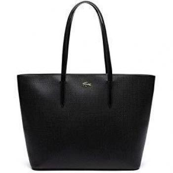 Lacoste Chantaco Zip Shopping Bag Black