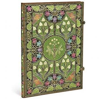 Carnet Poético en Flores Grande Tapa Dura Sin Rayas 21 x 30 cm 120 g/m² 128 páginas