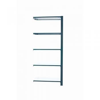 Estantería Officlick 5/400 Madera Antracita/Blanco 210x90x40 cm