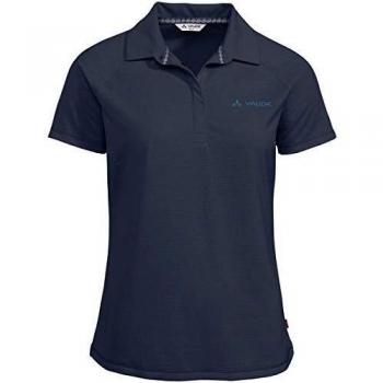 VAUDE Skomer - Polo para Mujer, Mujer, Polo para Mujer, 413177500340, Eclipse, 34