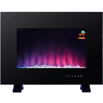 Purline CHE-400 Chimenea Eléctrica Mural 2kW con Luz Ambiental
