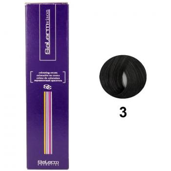 Salerm Salermvison Tinte de Cabello Color 3.0 Castaño Oscuro 75ml