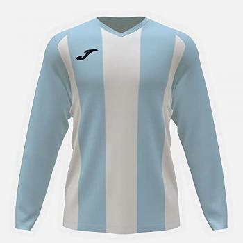 Camiseta Manga Larga Joma Pisa II Celeste Blanco