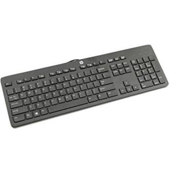Teclado USB Delgado HP Noruego Negro para Windows 8