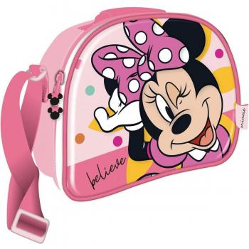 Bolsa Portamerienda 3D Minnie Disney 26X21X11Cm