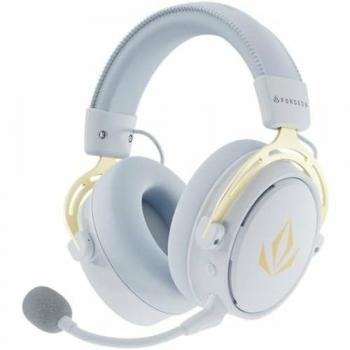 Auriculares Gaming Inalámbricos Forgeon Blancos con Micrófono, Compatibles con PC/PS4/PS5/Xbox/Xbox X/Switch